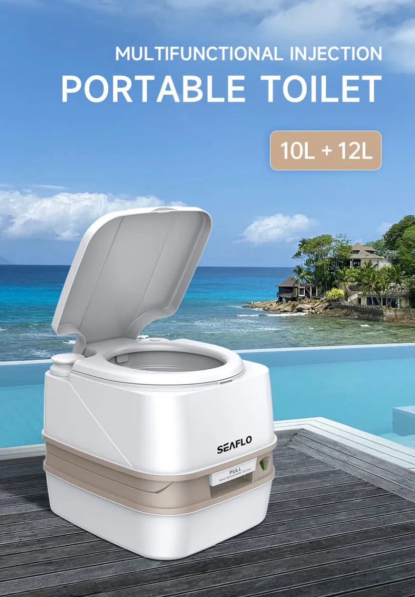 Mobile Portable Toilet Outdoor Camping WC With Fresh Water Tank and Sewage Tank European Japanese Portable Toilets