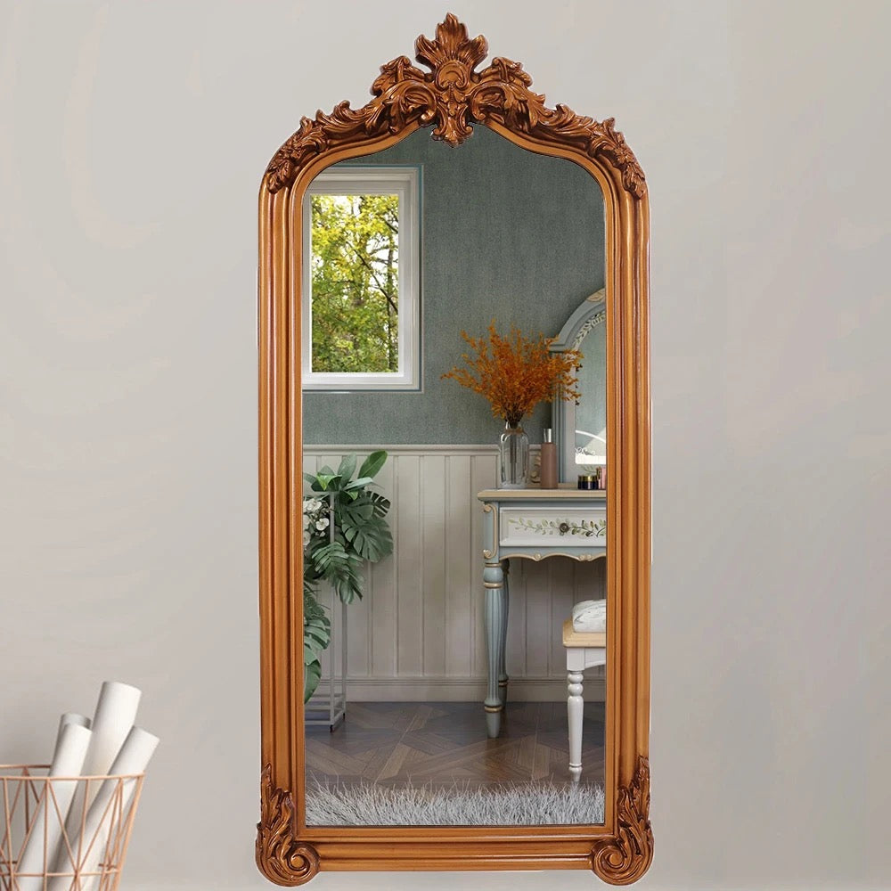 Antique Carved Big Arch Mirror Hallway Home Decor Wall Mirror, Living Room, Bedroom Spiegel