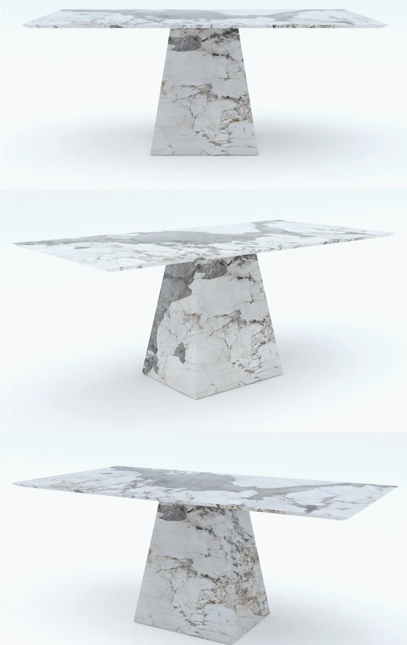 Modern Dinning Room Table Living Room Square Shape Marble Dining Table Home Furniture