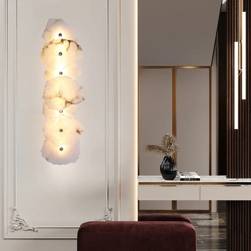 Modern High Grade Creative Sconces Gold Marble Living Room Bedroom Wall Lights