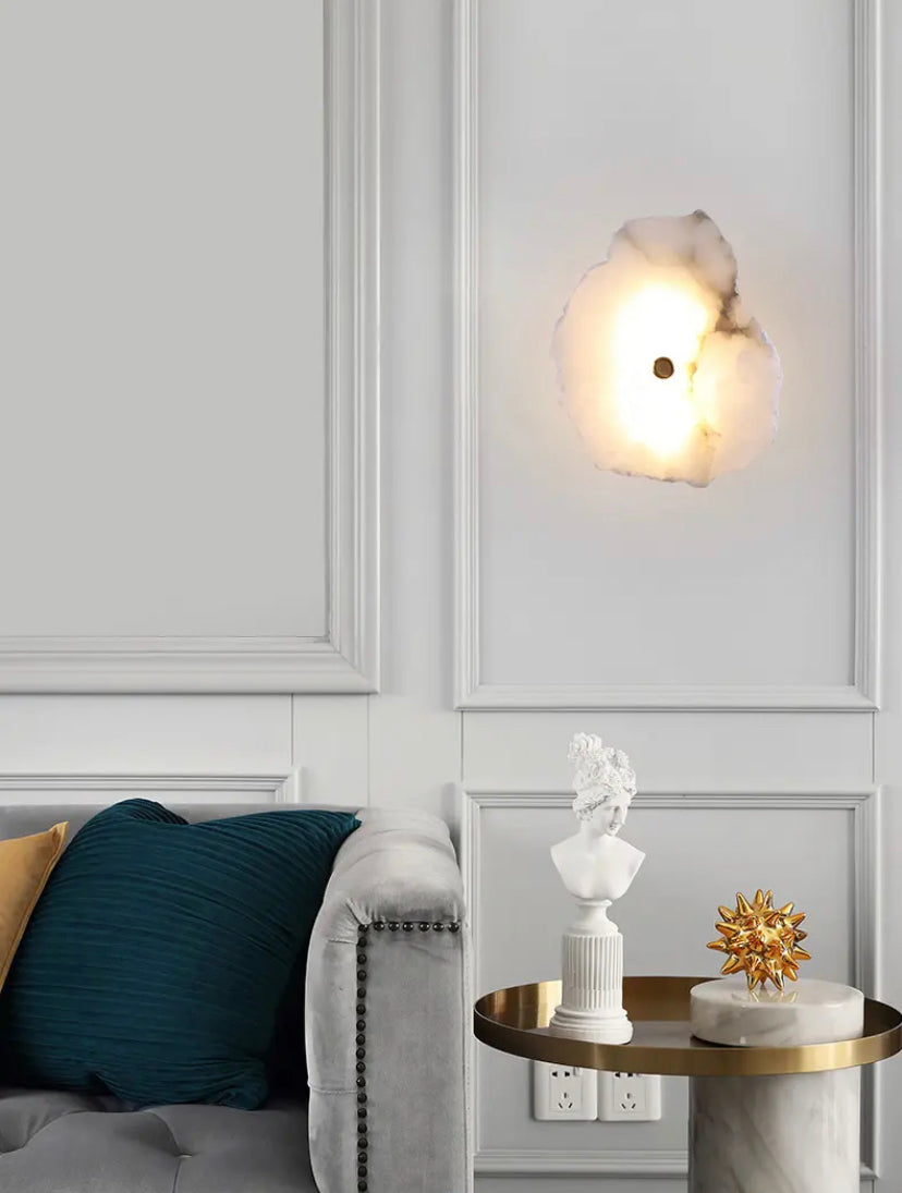 Modern High Grade Creative Sconces Gold Marble Living Room Bedroom Wall Lights