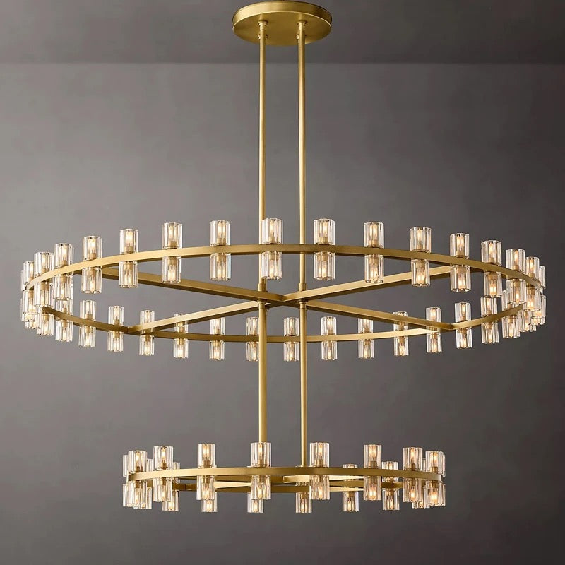 Living Room Chandelier Hanging Home Villa Fancy Dining Room Pendant Crystal Chandelier