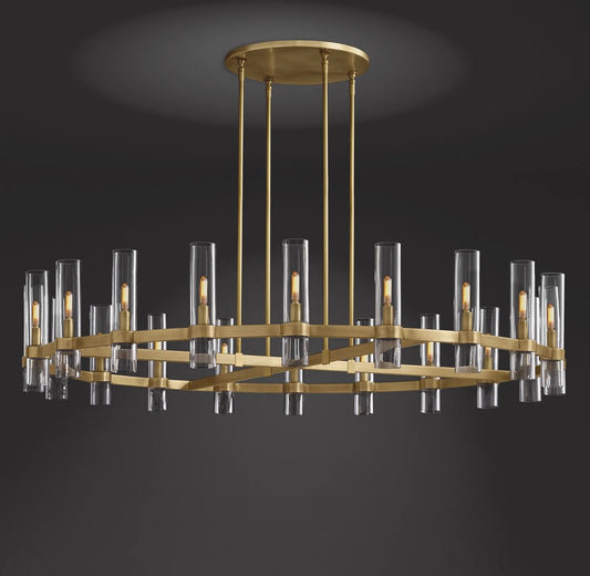 Modern Chandelier American Design Led Glass Ravelle Pendant Home, Living Room, Dining Room Lighting