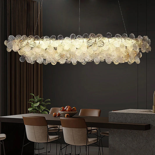 Modern Chandelier Indoor Decorative Lighting Living Room, Dining Table Crystal Pendant Light