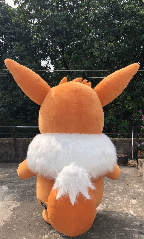 Disfraces de mascota Adultos Pikachu Pokemon de alta calidad//Eevee Ibraimi hasta 2,60 M Disfraces de mascota 