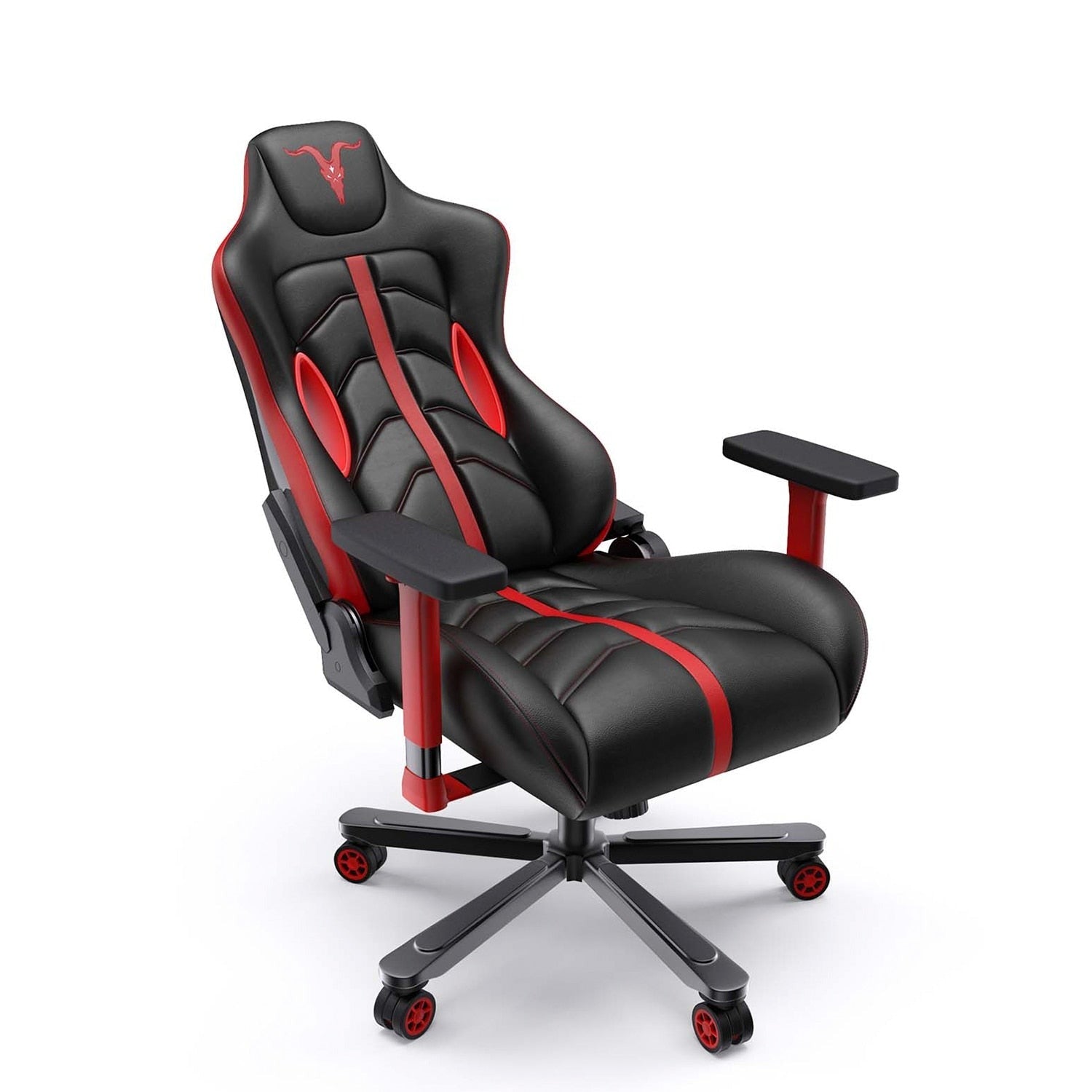 Gaming Chair Furgle ACE Memory Foam Office Chair Adjustable Tilt Angle Computer Leather Racing Chair