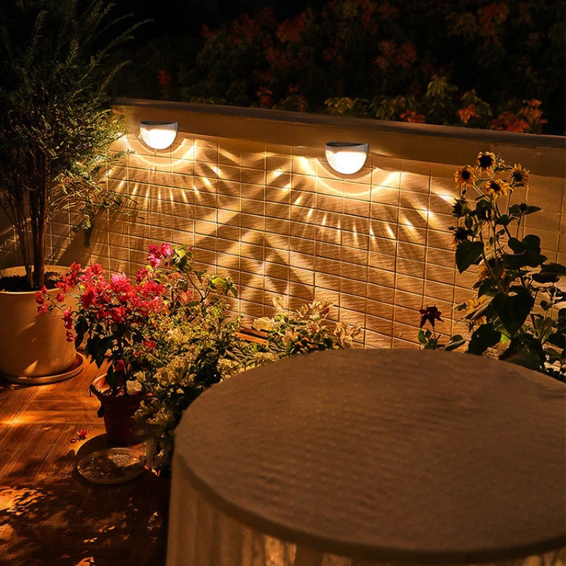Wall Lamps Solar Light Outdoor Light Control Induction Solar Fence Wall Lights