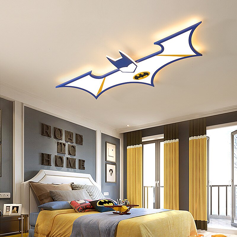 Children's Room Lighting Modern Batman Ultra-Thin Kids Room Lights