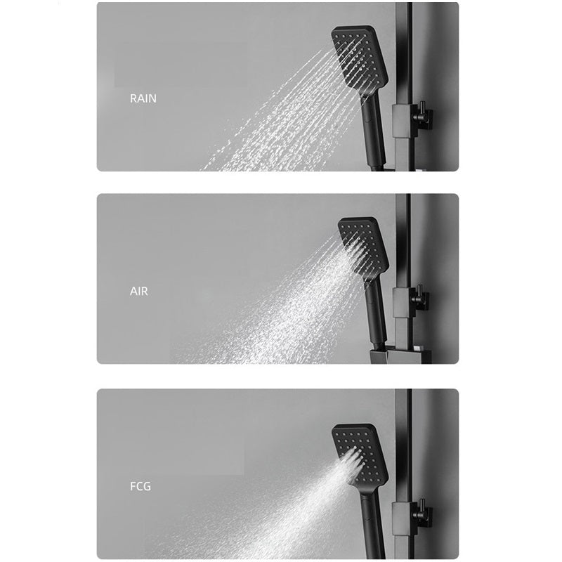 Shower Systems Thermostatisches Duschsystem in Schwarz Matt//Thermostatic