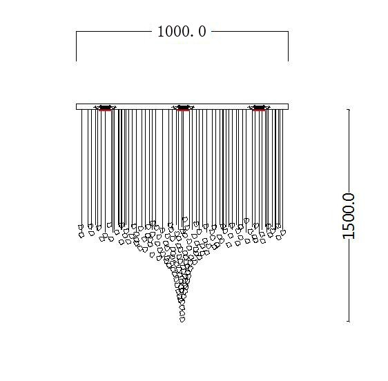 Chandelier Stone Crystal Large Modern Staircase Led Lighting Fixtures Hanging Lamps Chandeliers