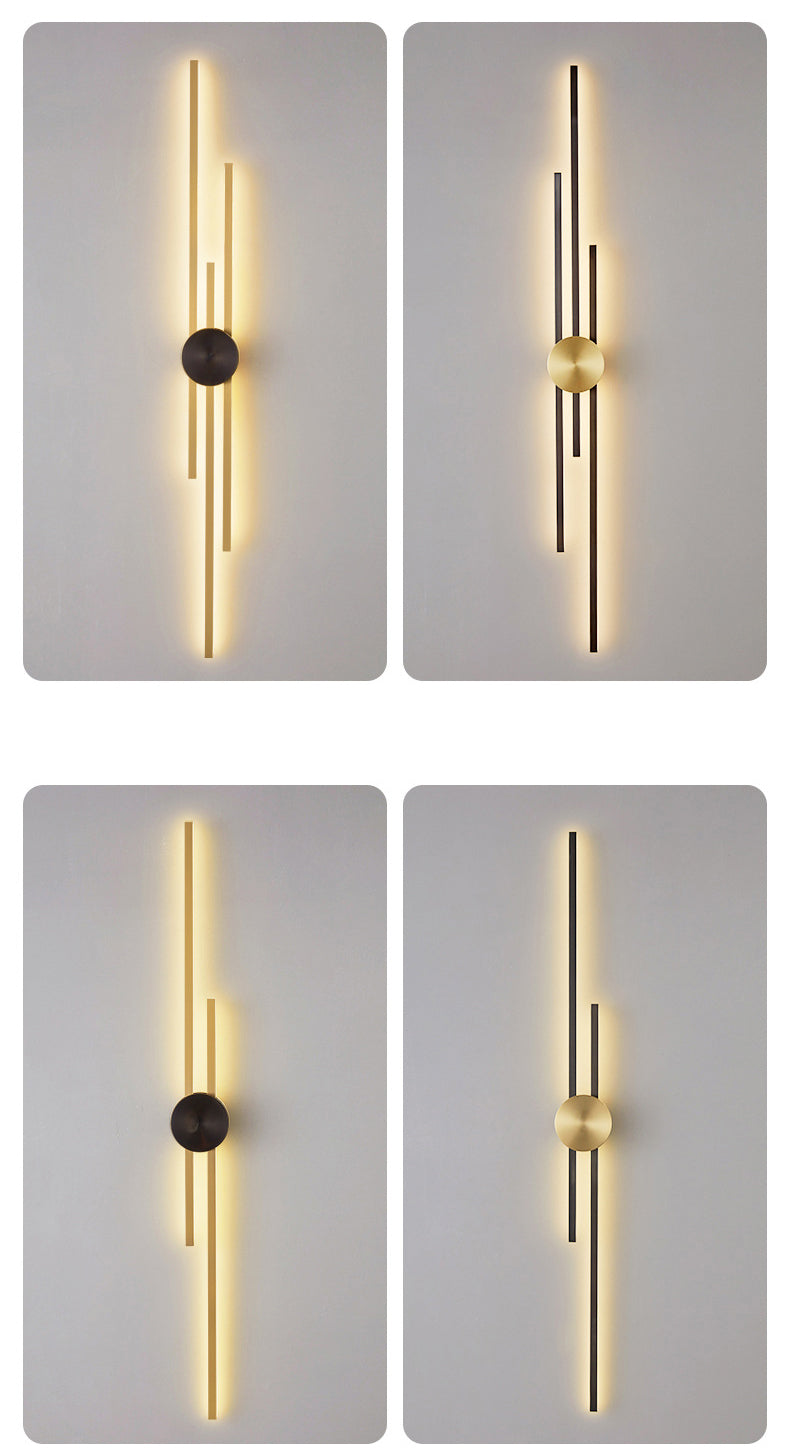 Lámparas de pared Luces de pared LED largas minimalistas de montaje en superficie Coppe
