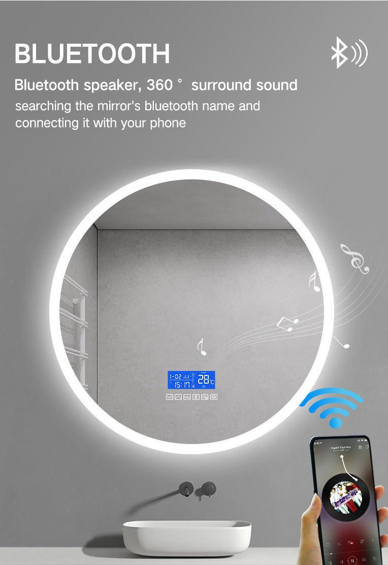 Espejo inteligente Intelligenter LED Badezimmerspiegel / Espejo de baño LED inteligente