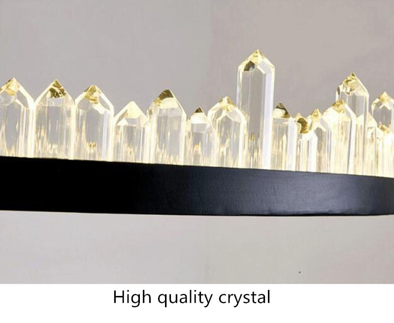 Suspension Manggic Moderne Cristal Suspendu LED Nordique Lumière Leuchter