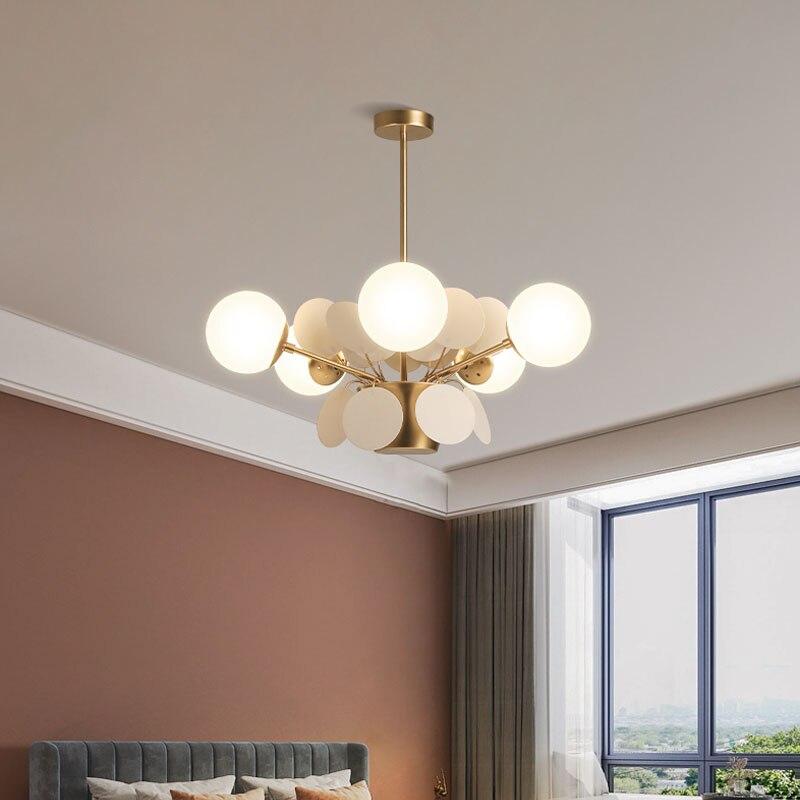 Chandelier Concise Warmth Glass Living Dinging Room Nordic Design Chandeliers