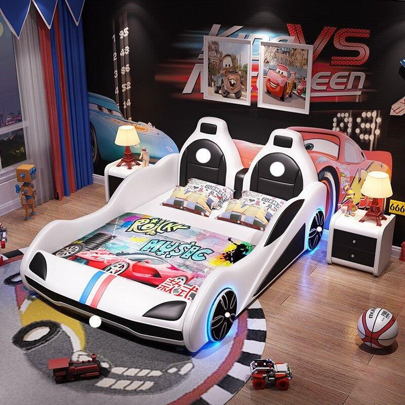 Kids Bed Boy Single Bed Teenager Children s Room Cartoon Car Bed TTWO Modern Design Furniture