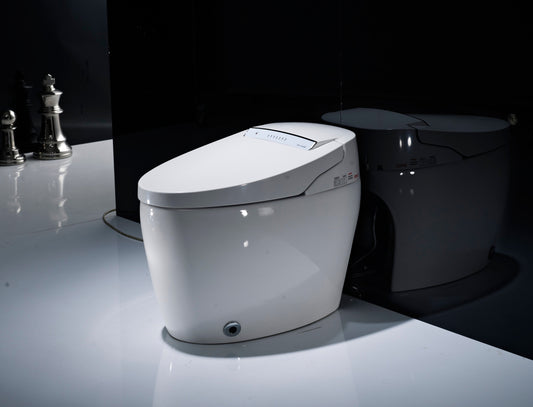 Bathroom Toilet S-trap P-trap Intelligent WC Elongated Remote Controlled Smart Bidet Toilette
