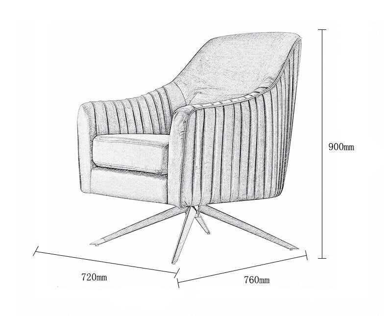 Armchair Leisure Modern Tufted Sessel Upholstered Cafe Leisure Armchairs