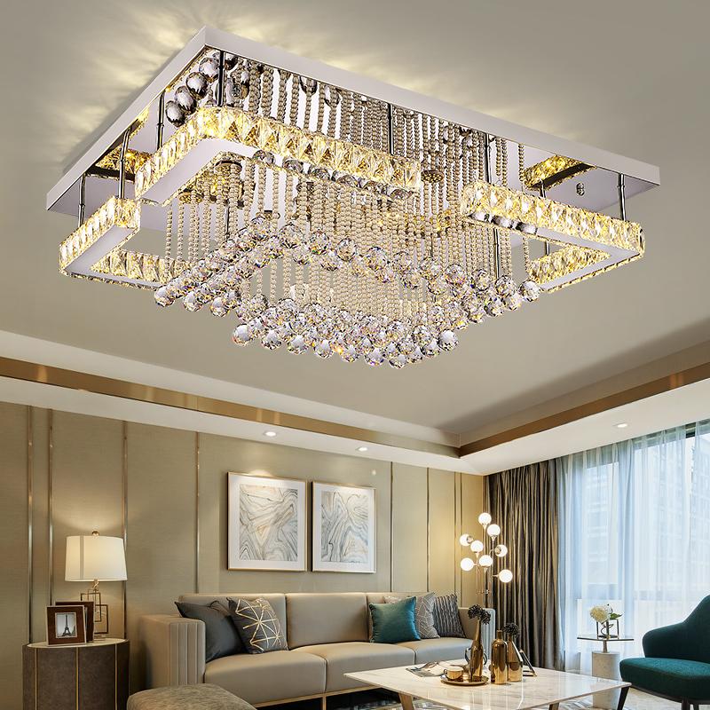 Lámpara de techo Lámparas de cristal para sala de estar