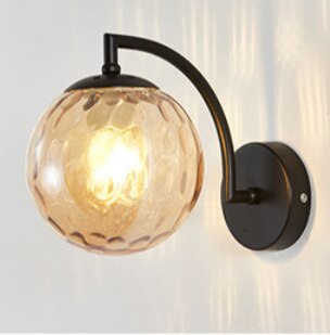 Wall Lamps Modern Led Glass Ball Nordic Minimalist Bedside Wall Lights