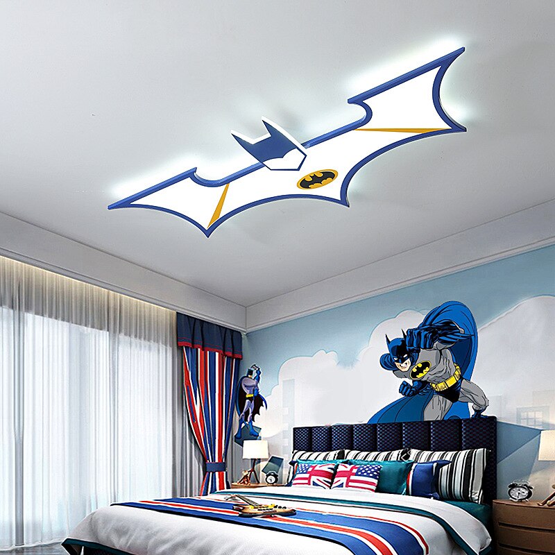 Children's Room Lighting Modern Batman Ultra-Thin Kids Room Lights