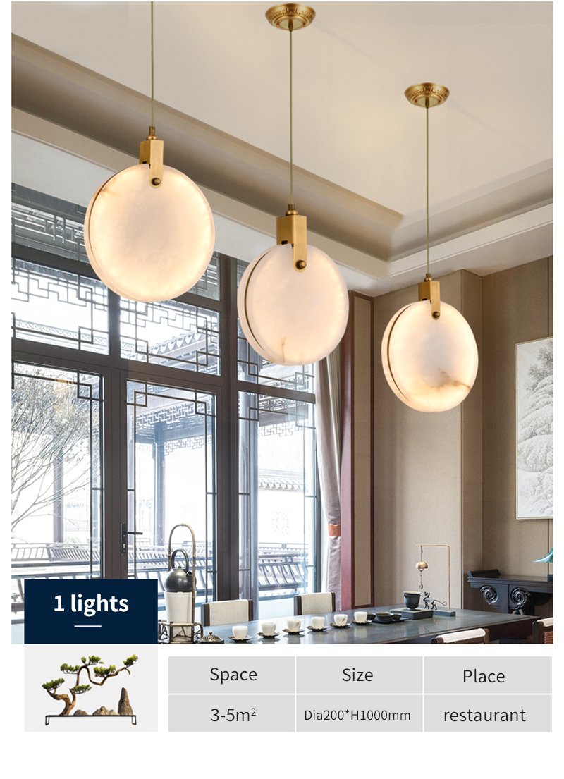 Lustres en marbre cristal LED lumières pour escalier salon luxe rond Cristal suspendus lumières
