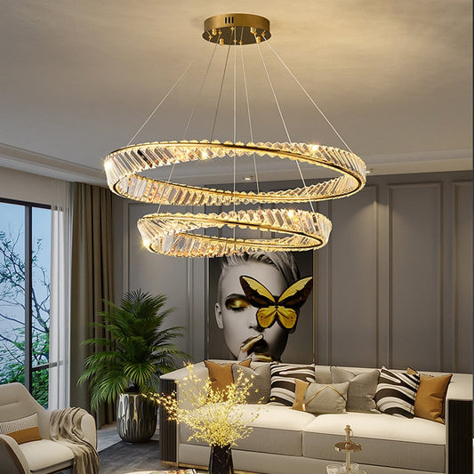 Chandelier American Crystal Gold Decoration Chandeliers