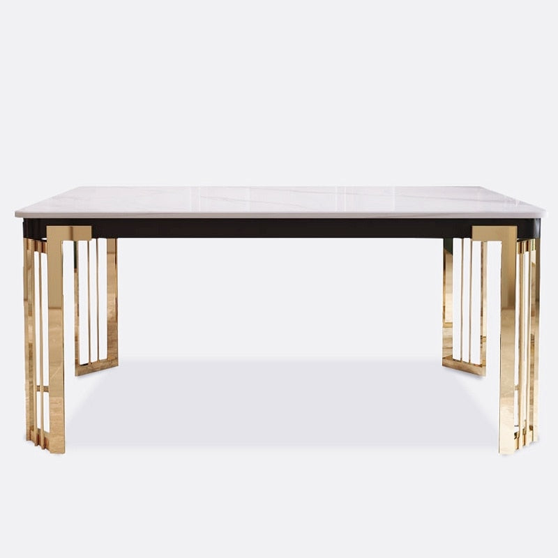 Juego de mesa de comedor minimalista moderno Esstisch conjunto de mesas de comedor de mármol italiano nórdico