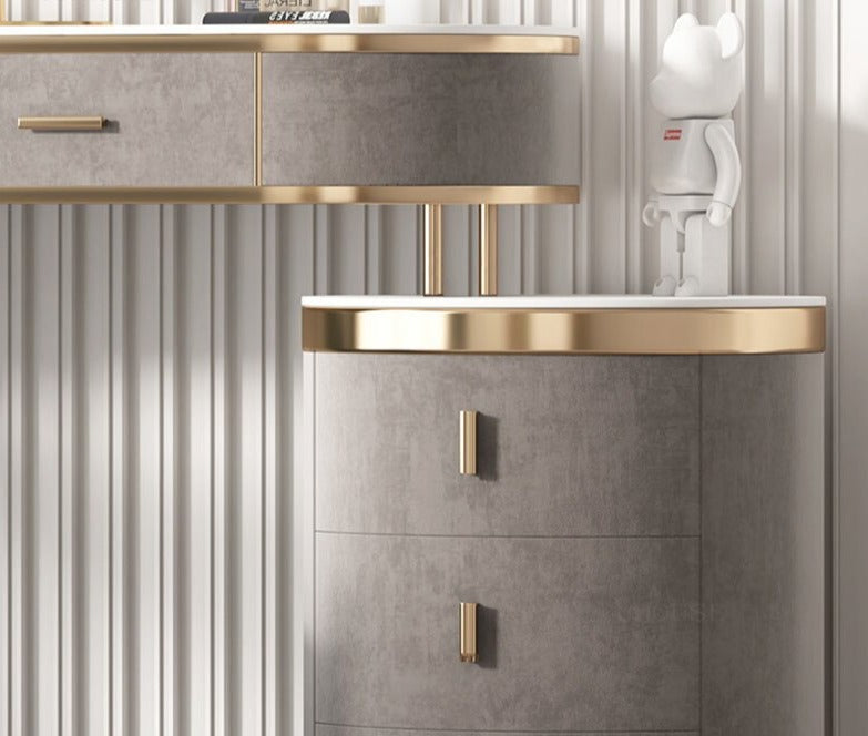 Dressing Table Sets Simple Modern Schminktisch Set Designer Bedroom Luxury Storage Cabinets