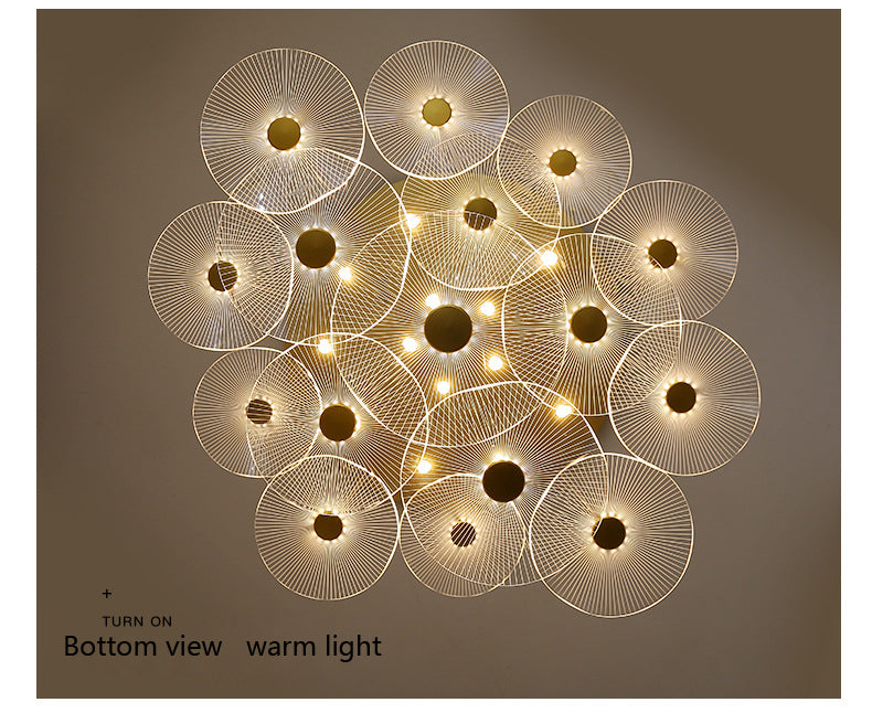 Pendant Light Bubble LED Lotus Leaf LED Lights Acrylic Hanginglamp