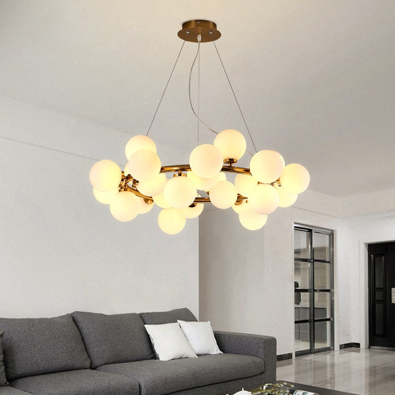 Chandelier Glass Ball Chandeliers Kitchen Living Room Scandinavian Lamps Chandeliers