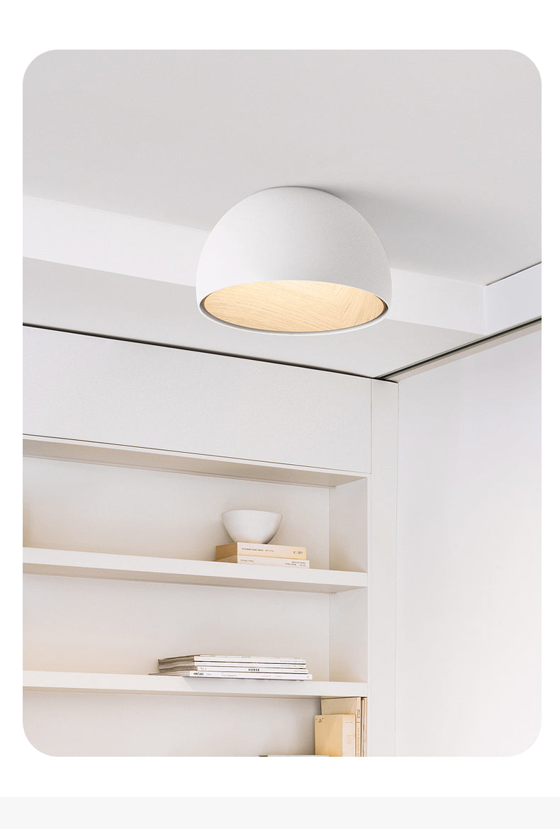 Plafonniers Lampes d'étude à grain de bois minimalistes à lumière inclinée créative