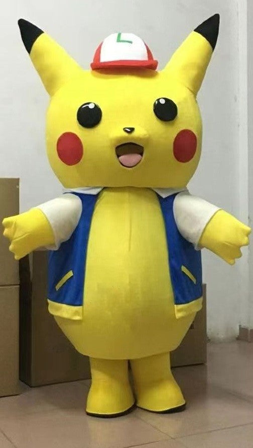 Disfraces de mascota Adultos Pikachu Pokemon de alta calidad//Eevee Ibraimi hasta 2,60 M Disfraces de mascota 