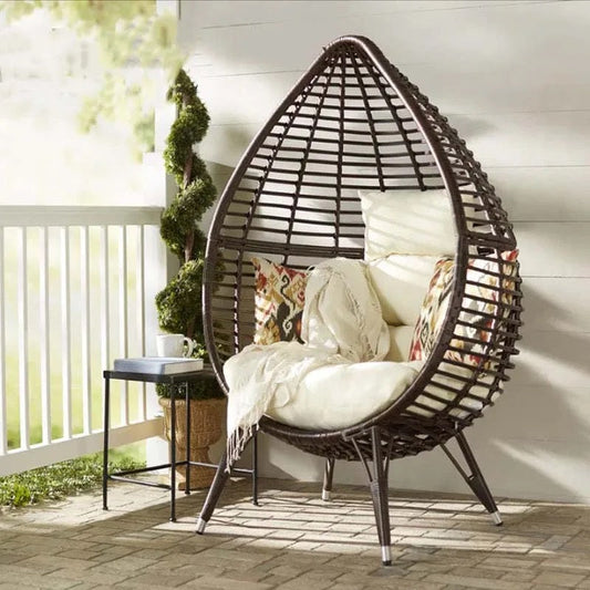 Outdoor Furniture Garden Balcony Chair Wicker Rattan Sofa Chairs Outdoor Furnitures