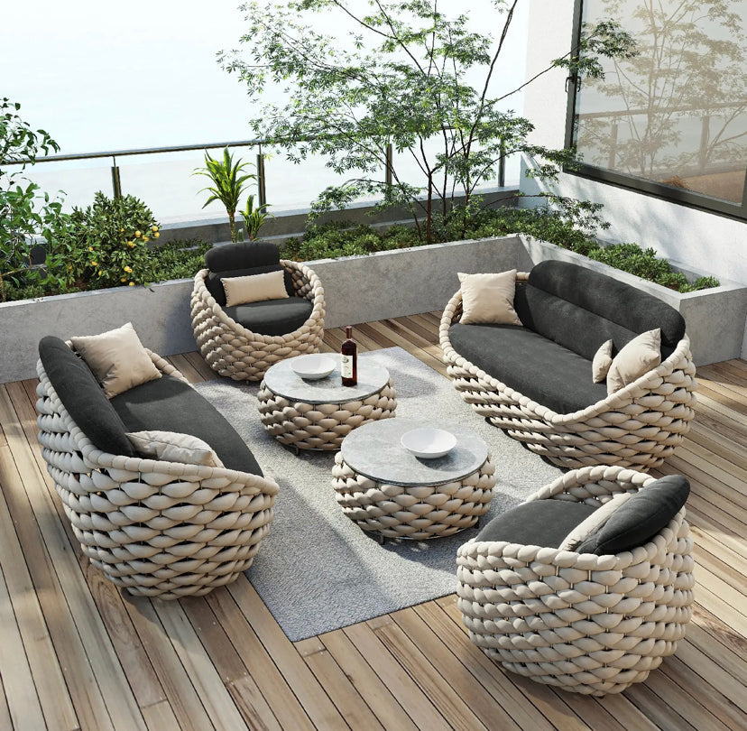 Outdoor Furniture New Fabric Sofa Set Outdoor Garden Furniture Sets