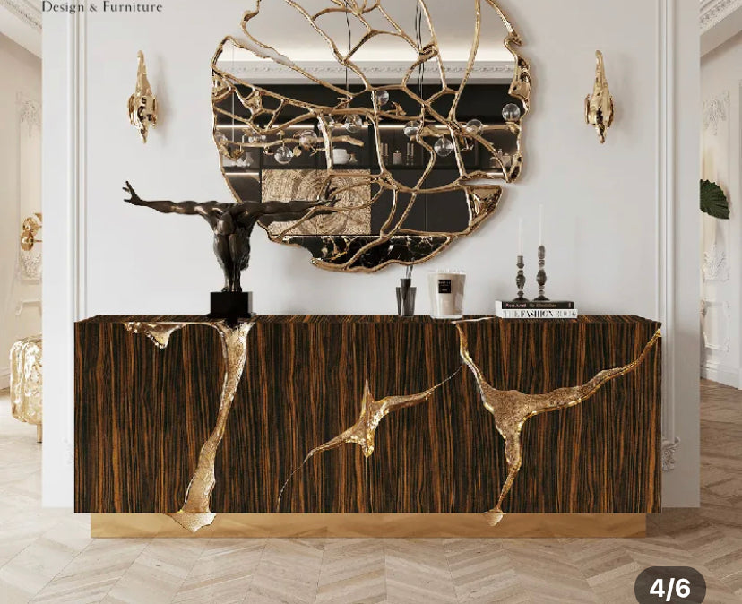 Sideboard Italian Luxury Interior Haute Couture Furniture Dining Room Sideboard