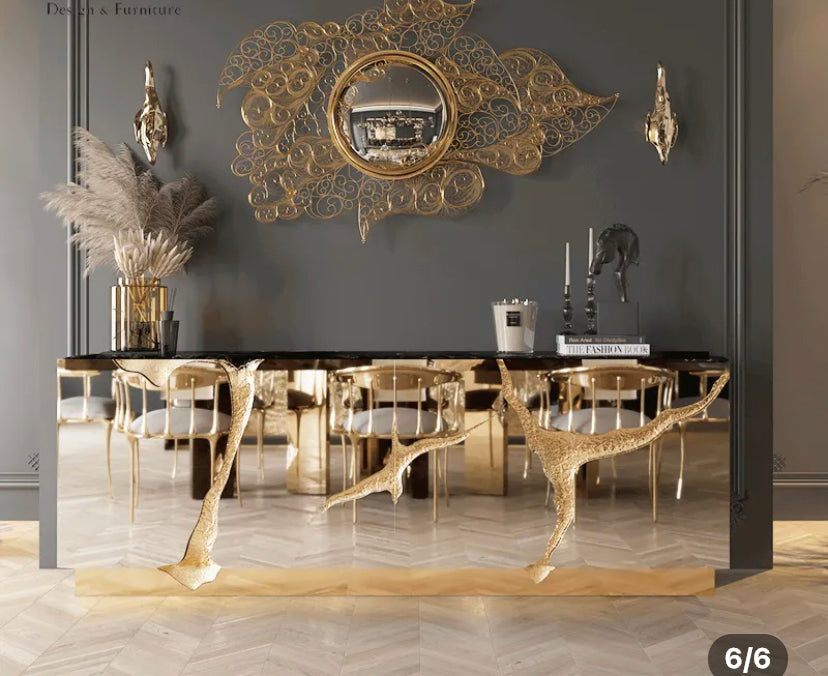 Aparador de lujo italiano Muebles de diseño de interiores Aparadores de comedor 