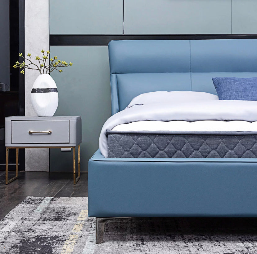Lit Double Style européen ensemble de chambre à coucher de haute qualité meubles modernes en bois massif Betten 