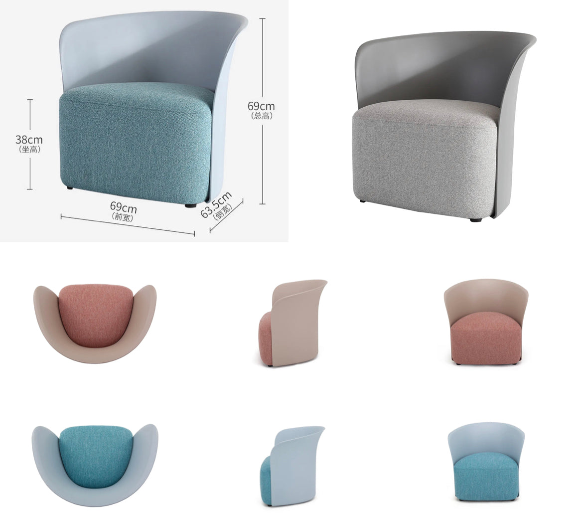 Sillas de comedor de terciopelo, muebles de comedor de diseño italiano, sillas de comedor perezosas 