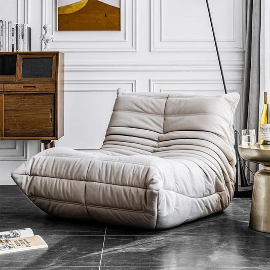 Meubles de maison salon chaise en cuir italien canapé coussin inclinable canapé de loisirs approprié 