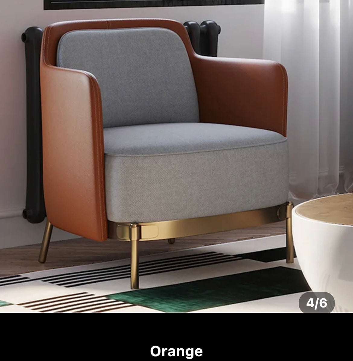 Fauteuil design salon loisirs fauteuils en acier inoxydable