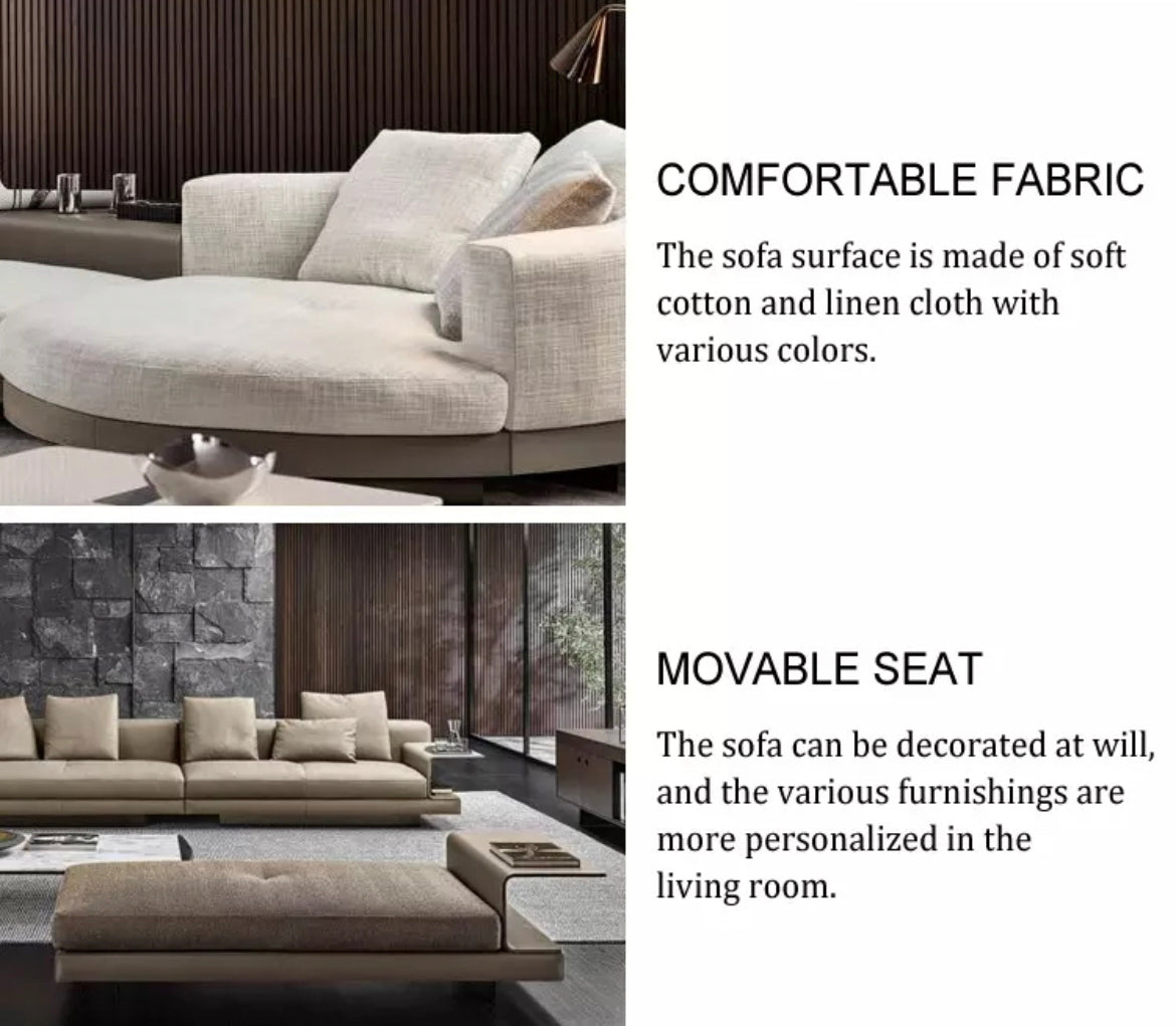 Italian Design Sofa Set L Shape Luxury Sectional Couch Living Room Sofas