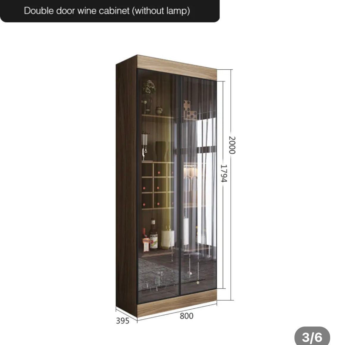 Cabinet Living Room Glass Display Cabinet Modern Minimalist Wooden Wine Cabinet With Light