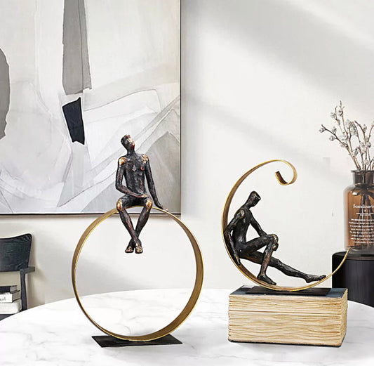Art décoratif de luxe Art abstrait moderne Sculptures Ornements Décorations