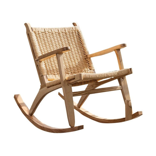 Chaise à Bascule Bois Massif Chaise En Bambou Salon Moderne Meubles En Rotin 