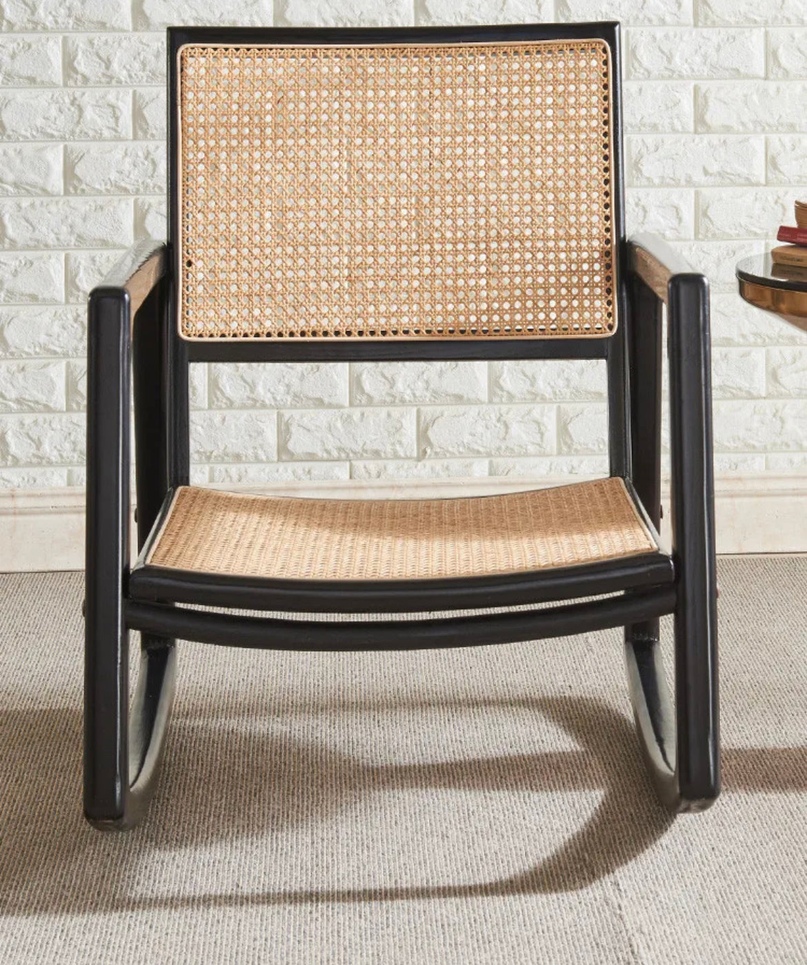 Rocking Chair High Quality Nordic Lounge Chairs Wood Rattan Rocking Chairs