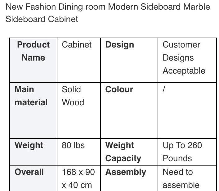 Buffets & Sideboards New Dining Room Modern Sideboard Marble Sideboard Anrichten