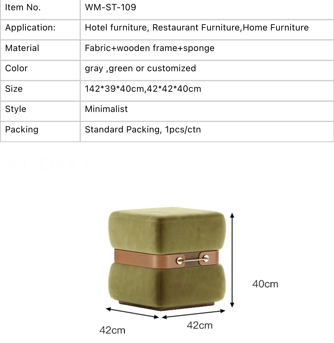 Bench Luxury Design Living Room Velvet Suddle Leather Long Benches