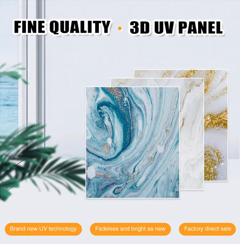 Wall Panel Faux Flexible Marble Sheet Decorative PVC UV Marble Sheet Easy To Install Wall Panels
