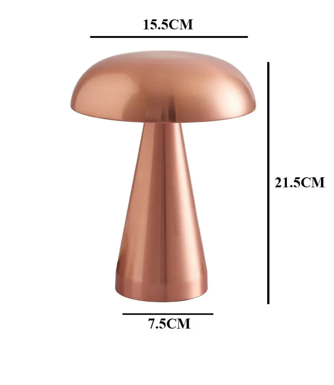 Lampe de Table classique créative Led Vintage en forme de champignon, lampes de Table 