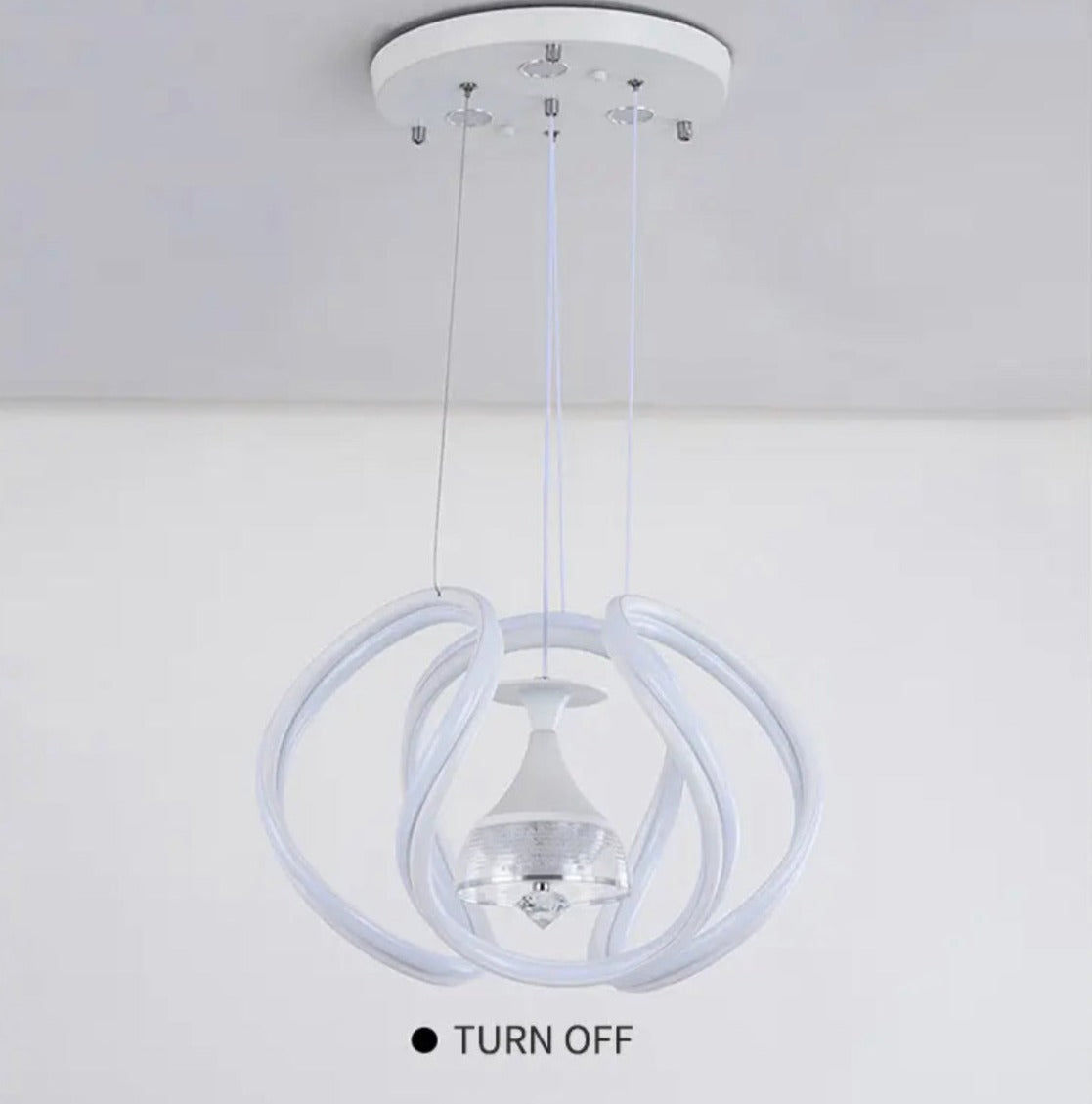 Pendant Light New Hanging Aluminum LED 125W Three-Color Light Adjustment Pendant Lamps